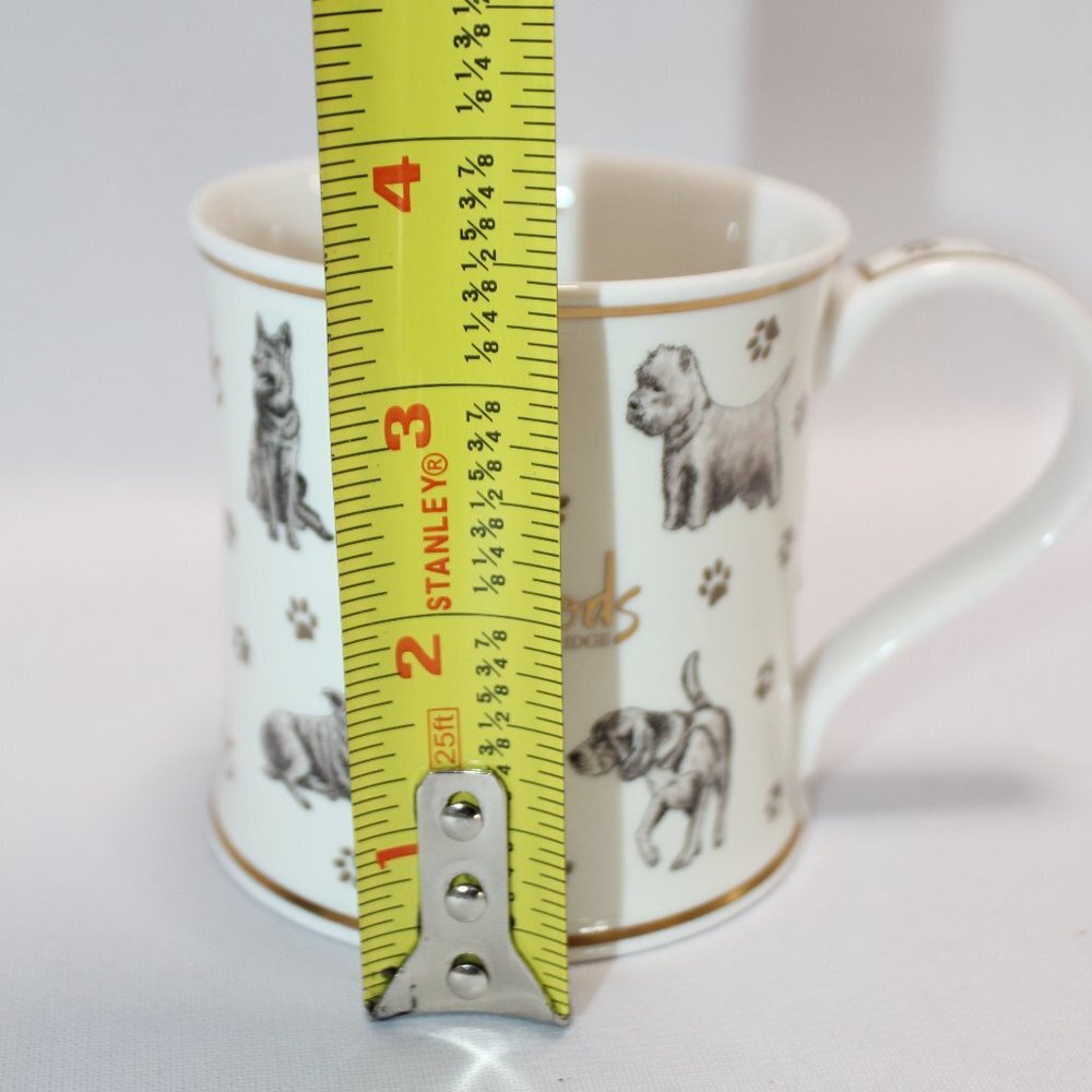 Harrods Teacup w/Large Dog Breeds Knightbridge Fine Bone China Made in England - Picture 8 of 11